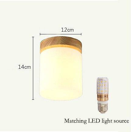 Plafonnier LED en bois - Style scandinave Square