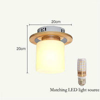 Plafonnier LED en bois - Style scandinave Square