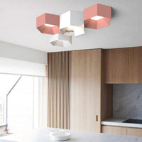 Plafonnier LED Géométrique Art Élégant
