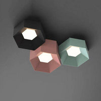 Plafonnier LED Géométrique Art Élégant