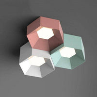Plafonnier LED Géométrique Art Élégant