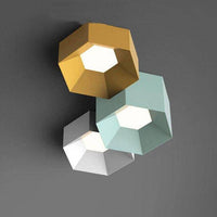 Plafonnier LED Géométrique Art Élégant