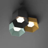 Plafonnier LED Géométrique Art Élégant