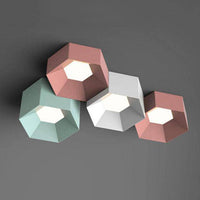 Plafonnier LED Géométrique Art Élégant