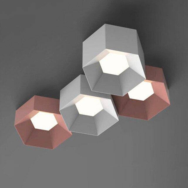 Plafonnier LED Géométrique Art Élégant