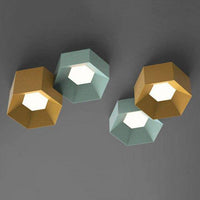 Plafonnier LED Géométrique Art Élégant