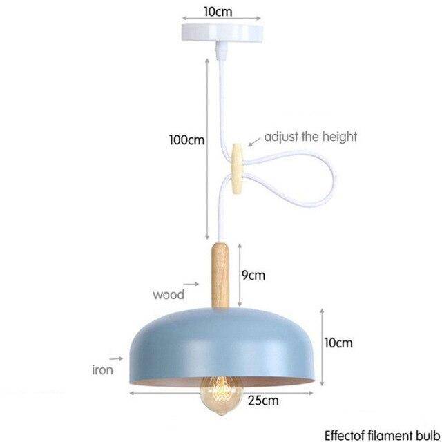 Suspension LED Loft en métal avec abat-jour arrondi
