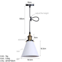 Suspension Loft LED Conique Hightech