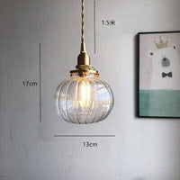 Suspension LED en verre coloré Jiamen Design