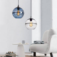 Suspension Loft LED Boule Verre Design