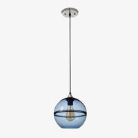 Suspension Loft LED Boule Verre Design