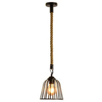 Suspension rétro LED "Metal Cage"