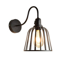 Suspension rétro LED "Metal Cage"