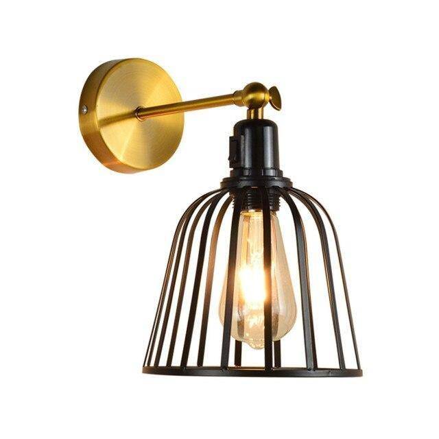 Suspension rétro LED "Metal Cage"