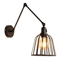 Suspension rétro LED "Metal Cage"