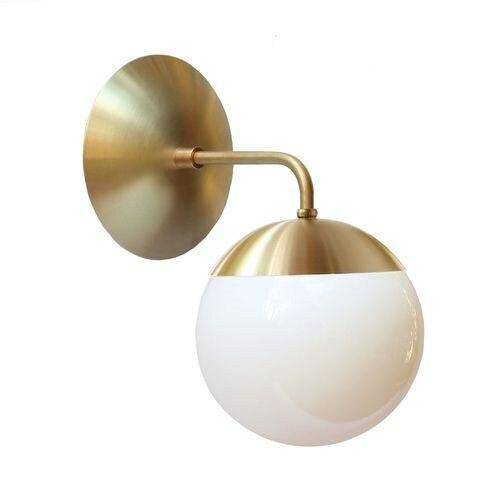 Applique murale LED design en métal avec globe en verre - Light