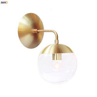 Applique murale LED design en métal avec globe en verre - Light