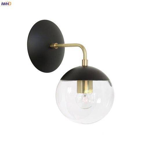 Applique murale LED design en métal avec globe en verre - Light
