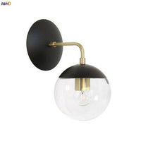 Applique murale LED design en métal avec globe en verre - Light