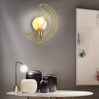 Applique murale LED Moon en métal