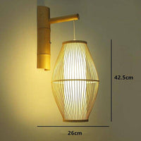 Applique murale en rotin LED Tea Design
