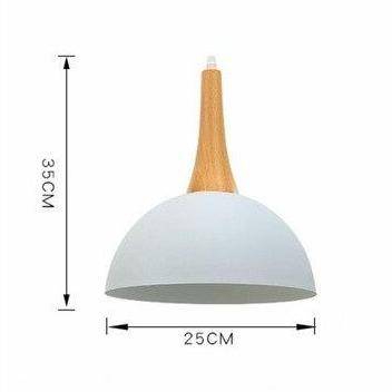 Suspension Demi-Boule Vibrante en Bois - Collection Colorée