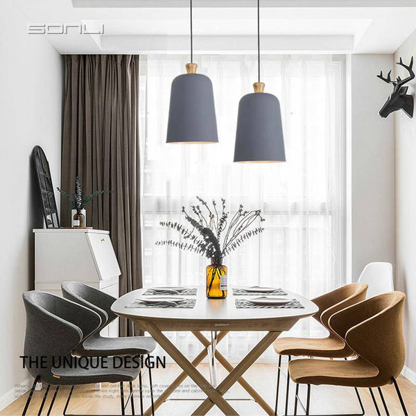 Suspension design en aluminium et bois
