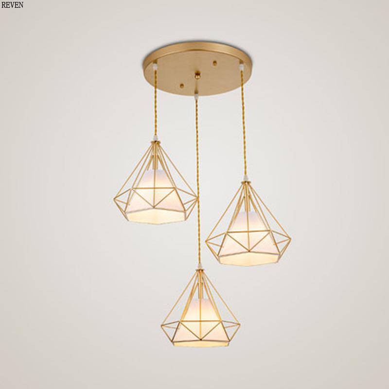Lustre Conique Doré Vivo