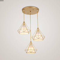 Lustre Conique Doré Vivo