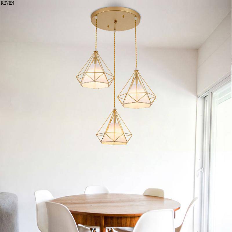 Lustre Conique Doré Vivo