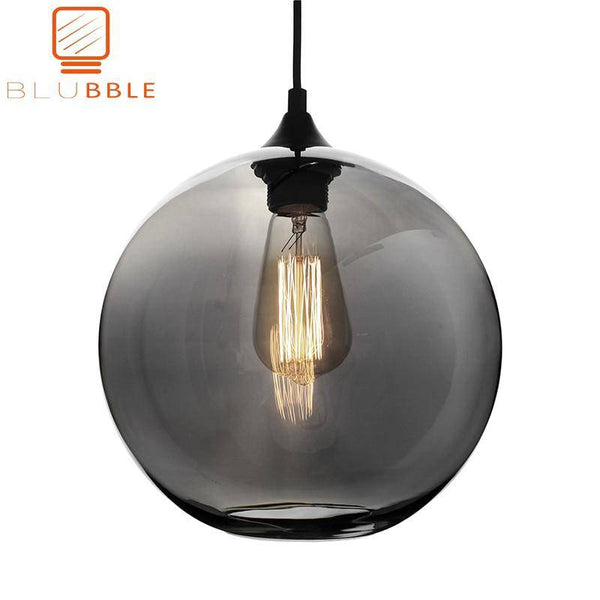 Suspension Blubble - Boule en verre coloré ou fumé