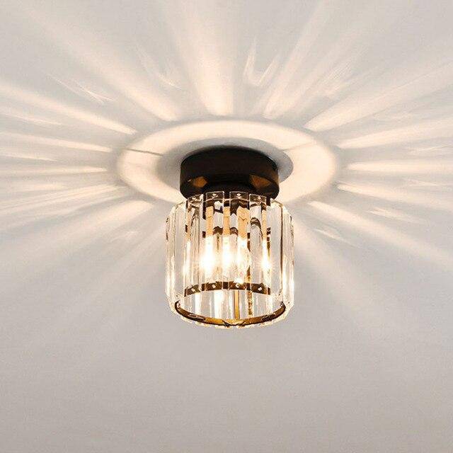 Plafonnier Luxe en Cristal de Verre