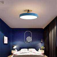 Plafonnier design LED rond - Or Office