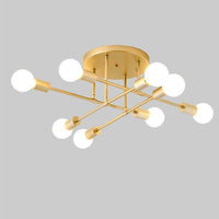 Plafonnier design métal multi-lampes Rod