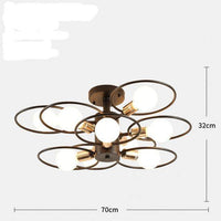 Plafonnier LED Circles - Métal