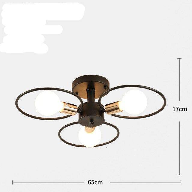 Plafonnier LED Circles - Métal