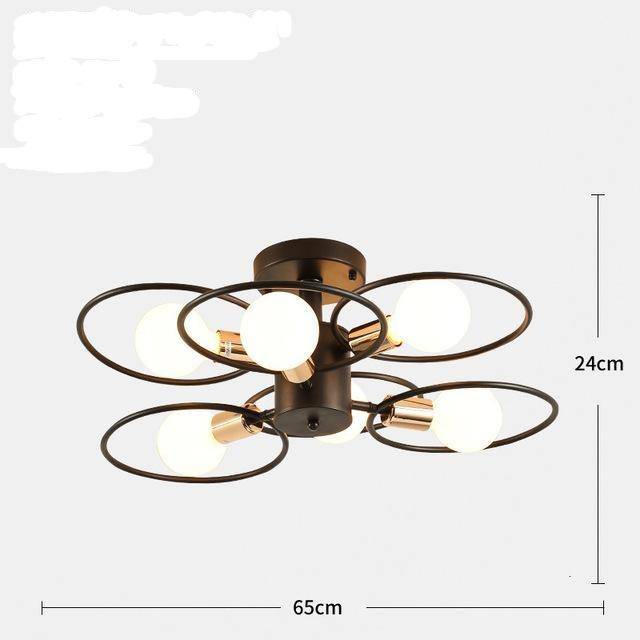Plafonnier LED Circles - Métal