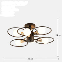 Plafonnier LED Circles - Métal