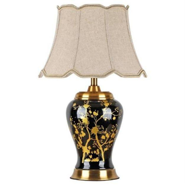 Lampe à poser en céramique LED style Japonais
