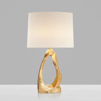 Lampe à poser LED design moderne avec abat-jour blanc - Creative Glow