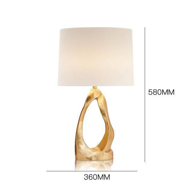 Lampe à poser LED design moderne avec abat-jour blanc - Creative Glow