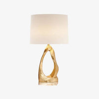 Lampe à poser LED design moderne avec abat-jour blanc - Creative Glow