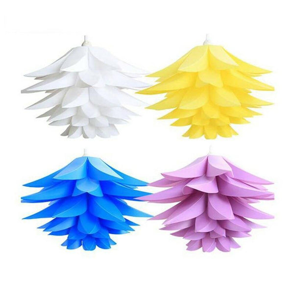 Suspension Puzzle en Forme de Fleur Blanche
