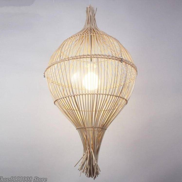 Suspension RustiLED en Rotin Rui