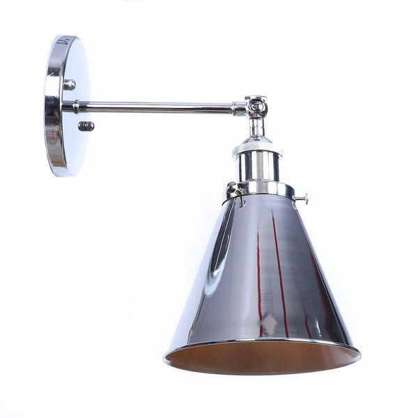 Applique Murale Rétro LED Argentée Edison