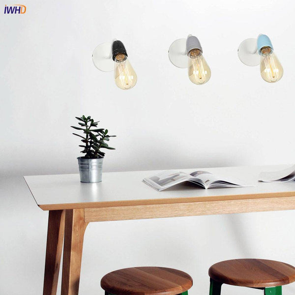 Applique murale LED design en métal coloré