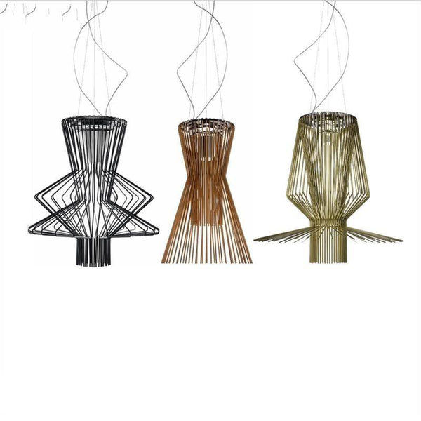 Suspension design LED "Cage Lumière"