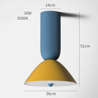Suspension LED Yellow Sky