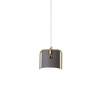 Suspension LED Macaron en métal coloré