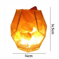 Lampe LED en pierres de sel de l'Himalaya